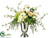Hydrangea, Rose, Petunia - Green Pink - Pack of 1