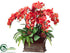 Silk Plants Direct Phalaenopsis Orchid - Brick Burgundy - Pack of 1