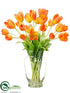 Silk Plants Direct Tulip - Orange - Pack of 1