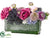 Ranunculus, Hydrangea, Rose, Allium - Orchid Lavender - Pack of 1