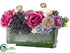 Silk Plants Direct Ranunculus, Hydrangea, Rose, Allium - Orchid Lavender - Pack of 1