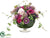 Hydrangea, Ranunculus, Rose, Tea Leaf - Orchid Lavender - Pack of 1