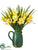 Daffodil, Cymbidium Orchid Leaf - Yellow - Pack of 1