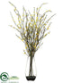 Silk Plants Direct Forsythia, Twig - Yellow - Pack of 1