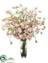 Silk Plants Direct Cherry Blossom - Pink Green - Pack of 1