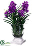 Silk Plants Direct Vanda Orchid - Violet - Pack of 1