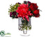 Silk Plants Direct Dahlia, Rose, Ranunculus - Brick Violet - Pack of 1