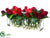 Rose Bud, Thorn Vine - Burgundy Coral - Pack of 1