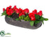 Silk Plants Direct Rose, Sedum  Blank - Coral Black - Pack of 1