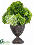 Silk Plants Direct Hydrangea - Green - Pack of 1