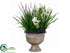 Silk Plants Direct Cymbidium Orchid, Lilac, Static - Lavender Cream - Pack of 1