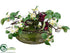 Silk Plants Direct Apple Blossom, Crocus, Willow - Purple White - Pack of 1