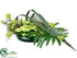 Silk Plants Direct Snowball, Ranunculus, Selloum - Green - Pack of 1