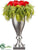 Rose, Willow/Sedum - Red Green - Pack of 1