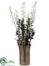 Silk Plants Direct Dendrobium Orchid - Cream - Pack of 1