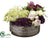 Rose, Sedum, Queen Anne's Lace - Purple Mauve - Pack of 1