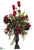 Tulip, Rose, Peony - Burgundy Red - Pack of 1