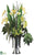 Heliconia, Calla Lily, Anthurium - Yellow Green - Pack of 1