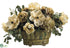 Silk Plants Direct Magnolia, Peony - Beige Two Tone - Pack of 1