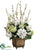 Hydrangea, Blossom - Cream Green - Pack of 1