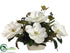 Silk Plants Direct Magnolia - White - Pack of 1