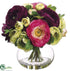 Silk Plants Direct Ranunculus Bouquet - Violet Green - Pack of 2