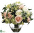Rose, Hydrangea - Peach Green - Pack of 1