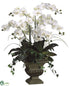 Silk Plants Direct Phalaenopsis Orchid - Cream Green - Pack of 1