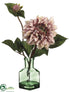 Silk Plants Direct Dahlia - Mauve Plum - Pack of 4