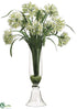 Silk Plants Direct Agapanthus - Cream Green - Pack of 1