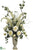 Foxtail, Rose, Ranunculus - Cream White - Pack of 1