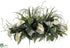 Silk Plants Direct Calla Lily, Hydrangea - Cream Green - Pack of 1