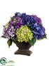 Silk Plants Direct Hydrangea - Blue Lavender - Pack of 1