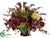 Hydrangea, Calla Lily, Berry - Burgundy Green - Pack of 1
