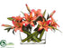 Silk Plants Direct Casablanca Lily - Flame - Pack of 1