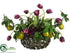 Silk Plants Direct Tulip, Apple, Berry - Purple Green - Pack of 1
