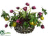 Silk Plants Direct Tulip, Apple, Berry - Purple Green - Pack of 1