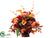 Calla Lily, Peony, Hydrangea - Orange Rust - Pack of 1