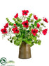 Silk Plants Direct Anemone - Red Green - Pack of 1