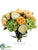 Rose, Hydrangea - Yellow Green - Pack of 1