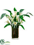 Silk Plants Direct Calla Lily - White - Pack of 1