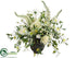 Silk Plants Direct Hydrangea, Foxtail Lily, Peony - Cream Green - Pack of 1