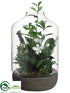 Silk Plants Direct Stephanotis, Lavender, Sage - Green Lavender - Pack of 1
