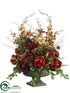 Silk Plants Direct Delphinium, Peony, Ranunculus - Amber Brick - Pack of 1