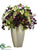Hydrangea, Tulip, Phalaenopsis Orchid - Green Eggplant - Pack of 1