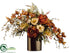 Silk Plants Direct Peony, Cymbidium Orchid, Blossom - Brown Beige - Pack of 1