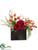 Dahlia, Amaryllis, Freesia, Tulip - Red Flame - Pack of 1