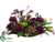 Hydrangea, Cymbidium Orchid, Dahlia - Eggplant Green - Pack of 1