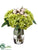 Hydrangea, Rose - Pink Green - Pack of 1