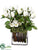 Rose, Ranunculus, Berry - White - Pack of 1